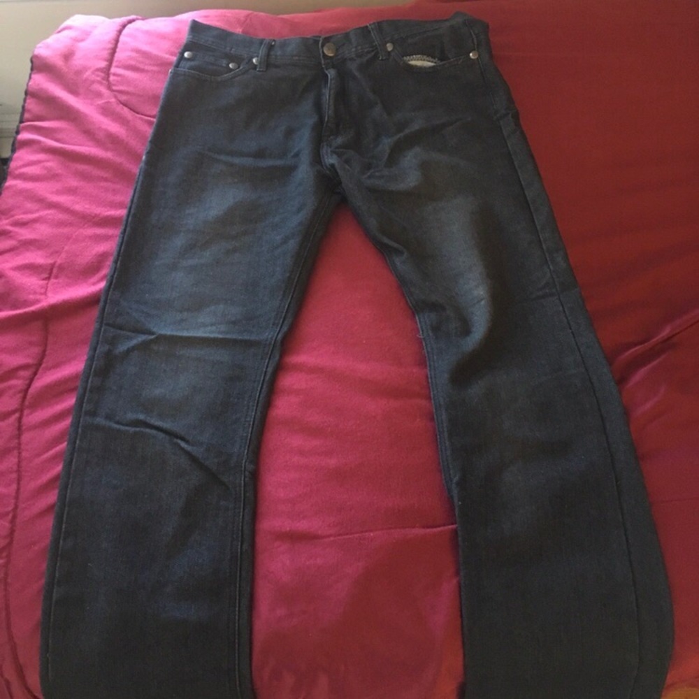 New “City Ink” Black Denim Jeans